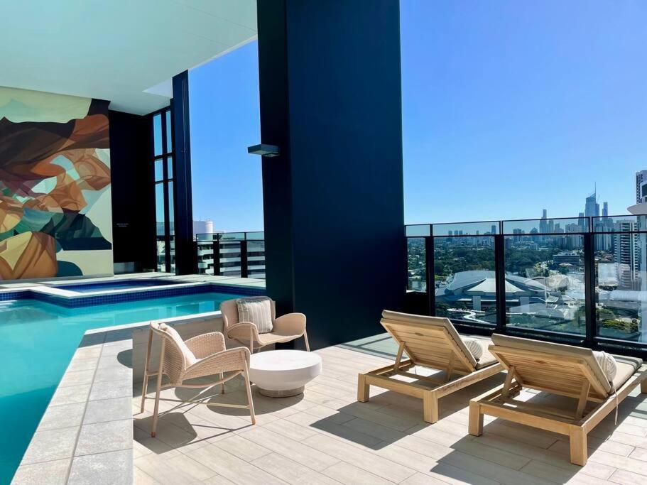 Stunning Riverview 1Bedroom Serviced Apt ゴールドコースト エクステリア 写真